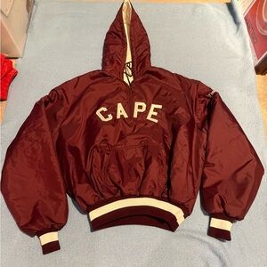 Cape Soccer Vintage 1987 Nylon School Jacket- Men's XXL (XL)- DeLong.